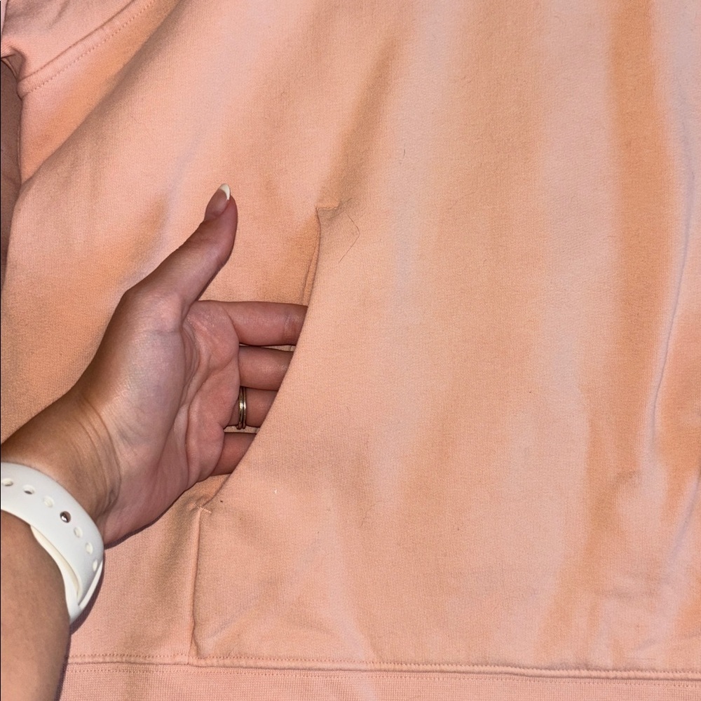 Lululemon Lonugeful Hoodie in Peach Satin - Picture 5 of 8